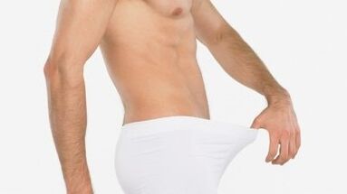 Natural discharge in men when it is excited